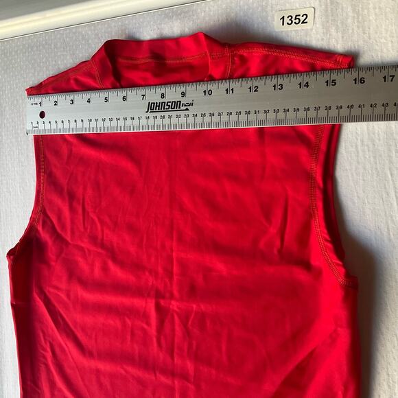 A4 Men’s Sleeveless Tank Top Size L, Solid Red - Picture 2 of 7